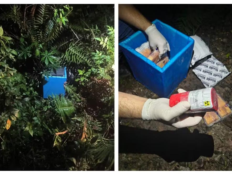 Material radioativo roubado é encontrado abandonado em terreno baldio