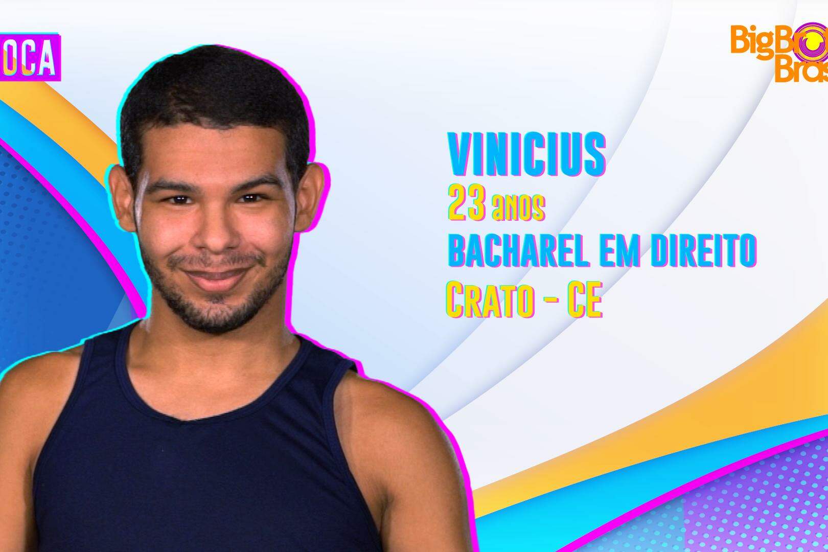 Vinicius Crato, do BBB 22, é cearense e foi anunciado como participante do  reality | BBB | O Liberal