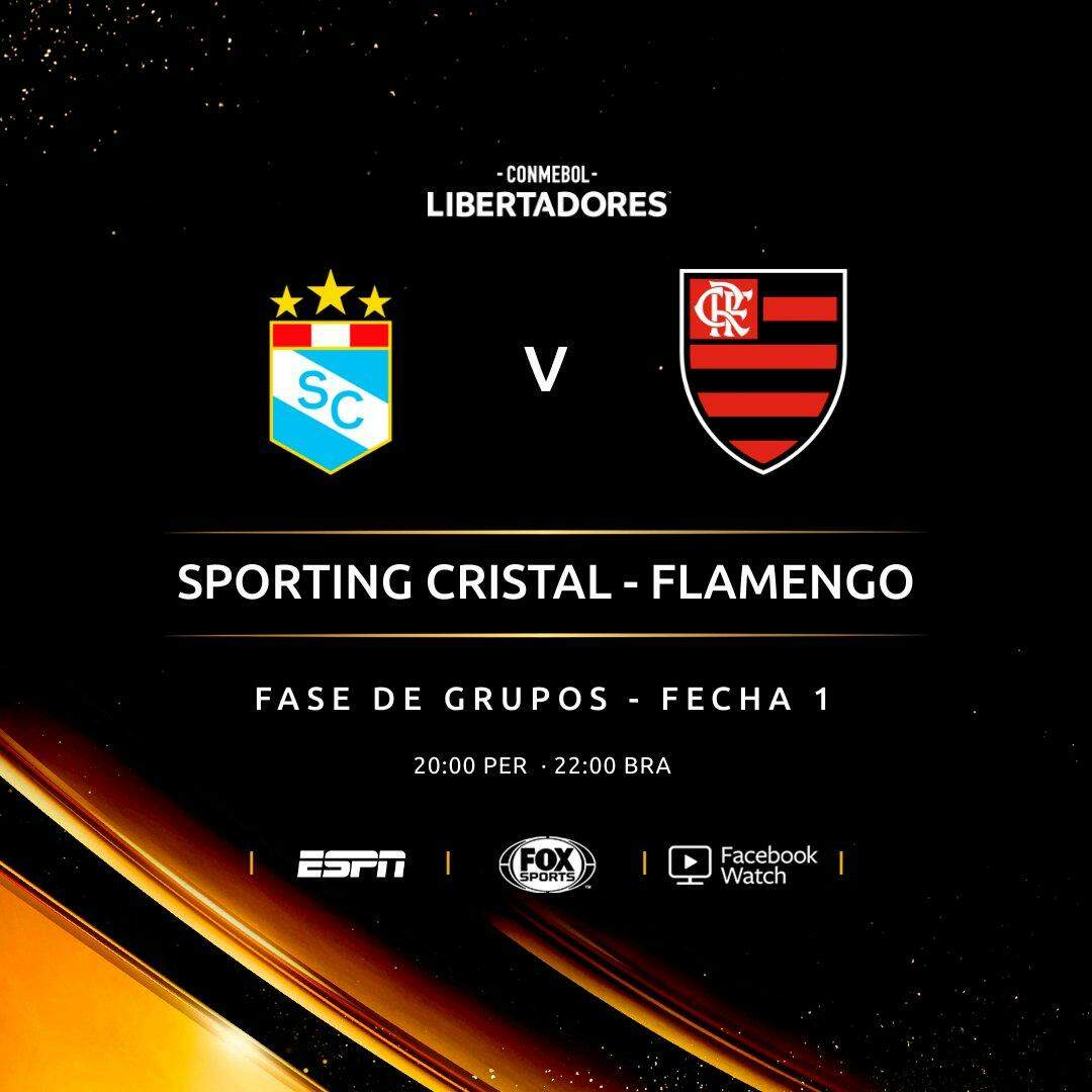 Flamengo x Sporting Cristal(PER), Libertadores da América