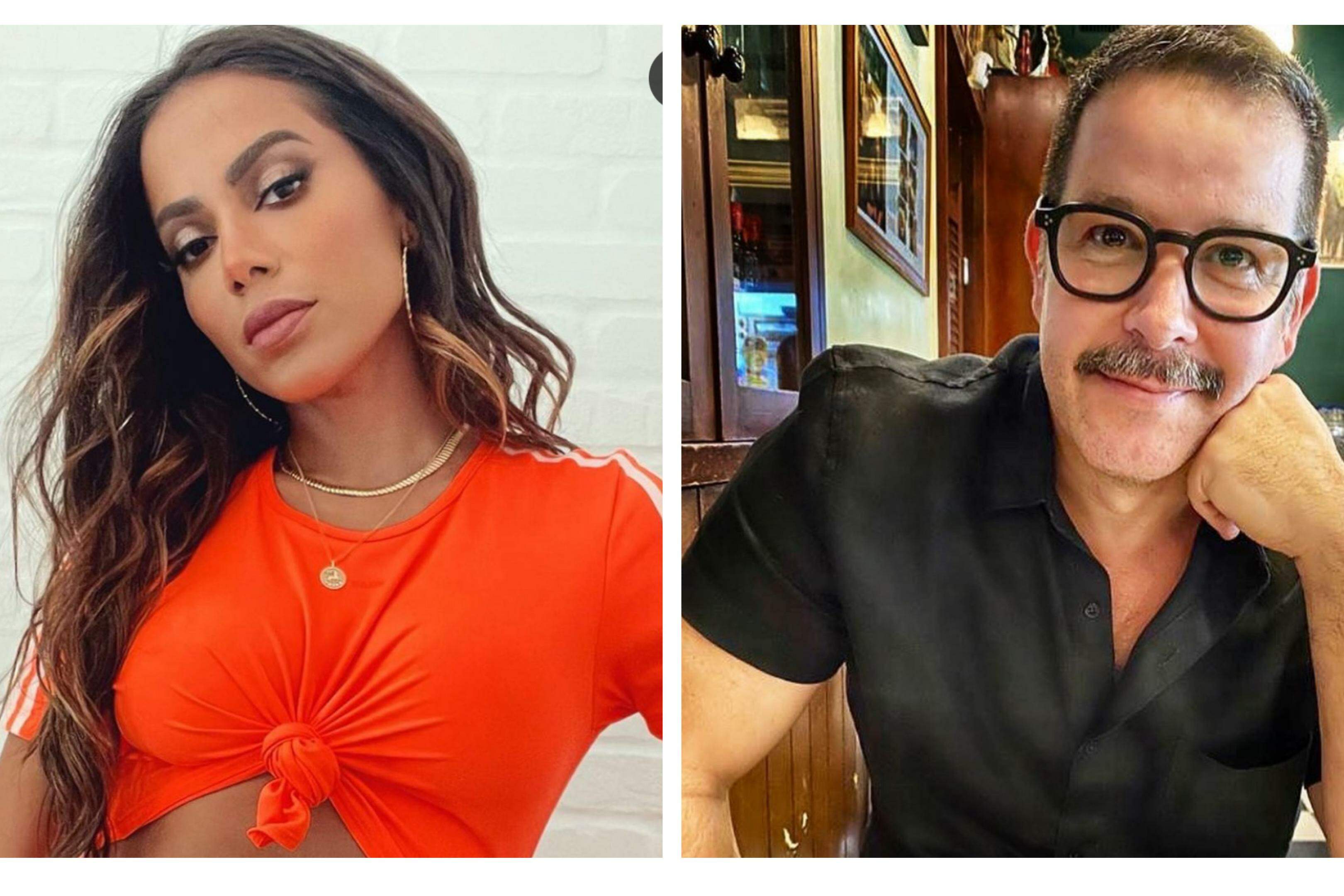 Anitta liga alerta em Murilo Benício e pergunta curiosa: 