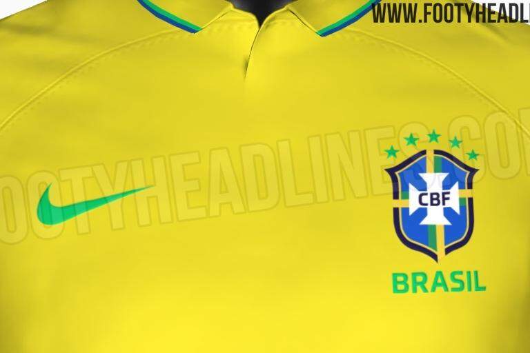 Vazam imagens da suposta camisa da seleção brasileira para a Copa