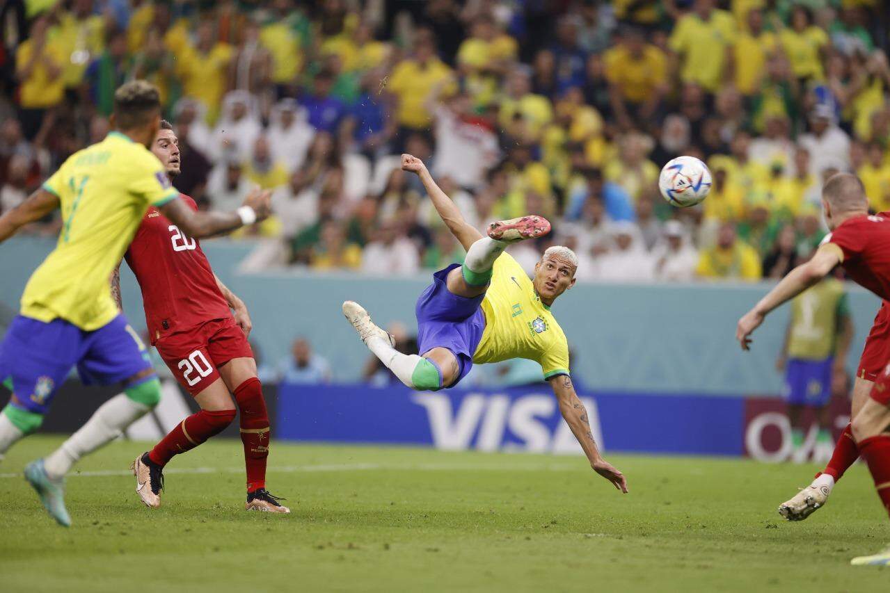Richarlison, autor do gol mais bonito da Copa 2022, agradeceu quem