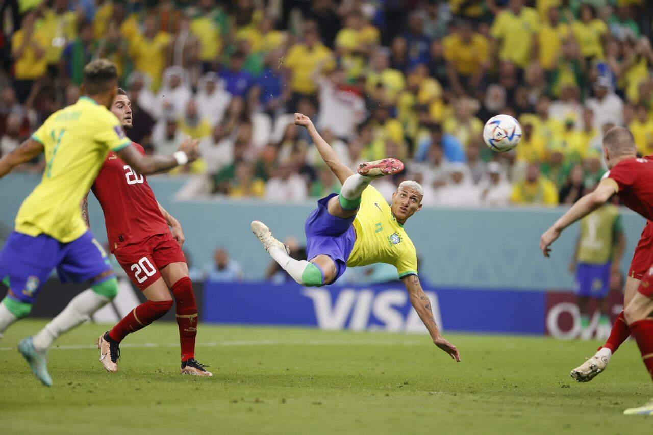 Copa do Mundo 2022: herói da estreia, Richarlison celebra gols: 'um sonho  de criança realizado', Futebol