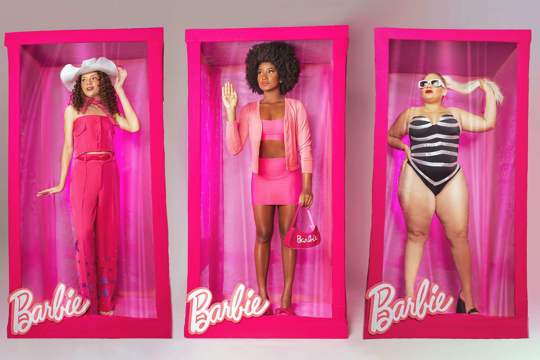 Idosa celebra aniversário com roupa e decoração da Barbie em