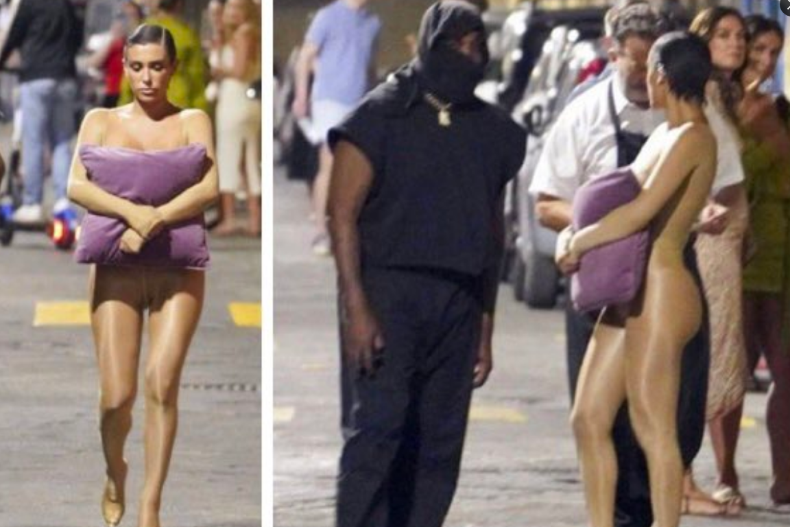 Esposa de Kanye West aparece seminua pelas ruas da Itália; fotos viralizam  na internet | Celebridades | O Liberal