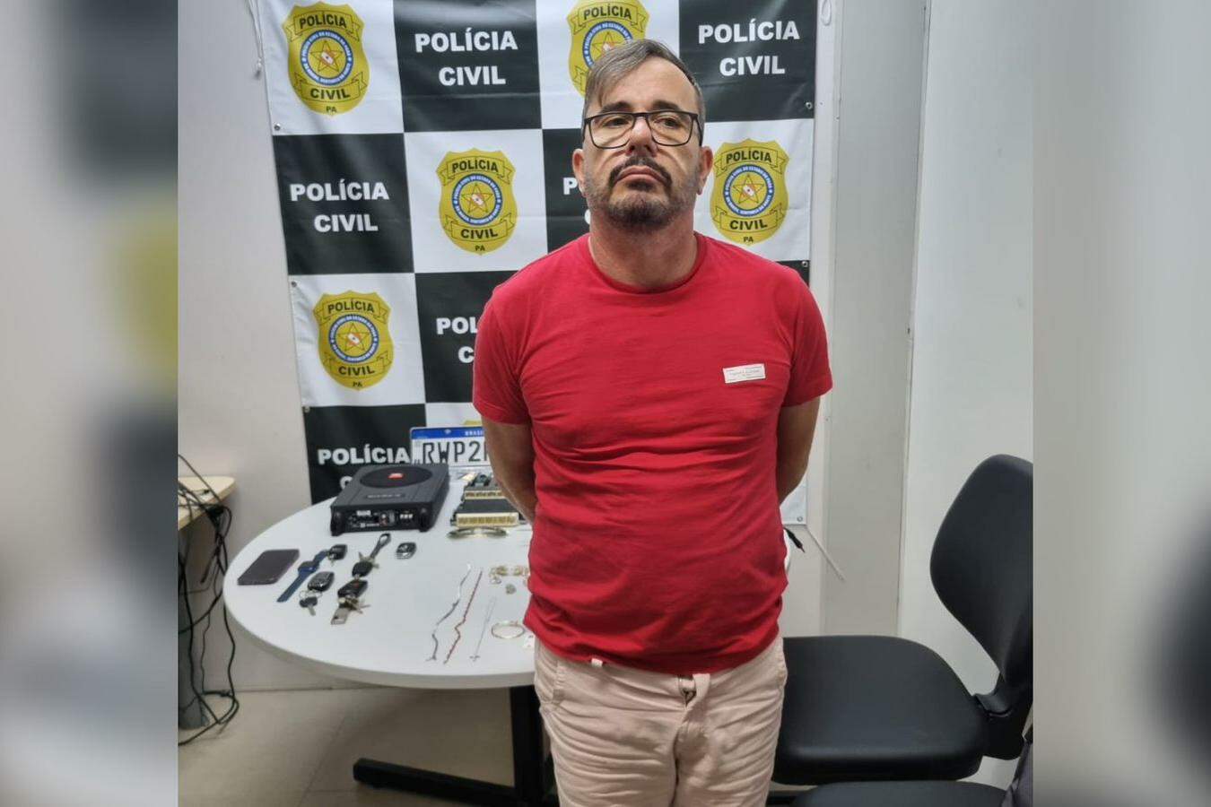 Homem que furtou rodas de carro da Polícia Civil é preso