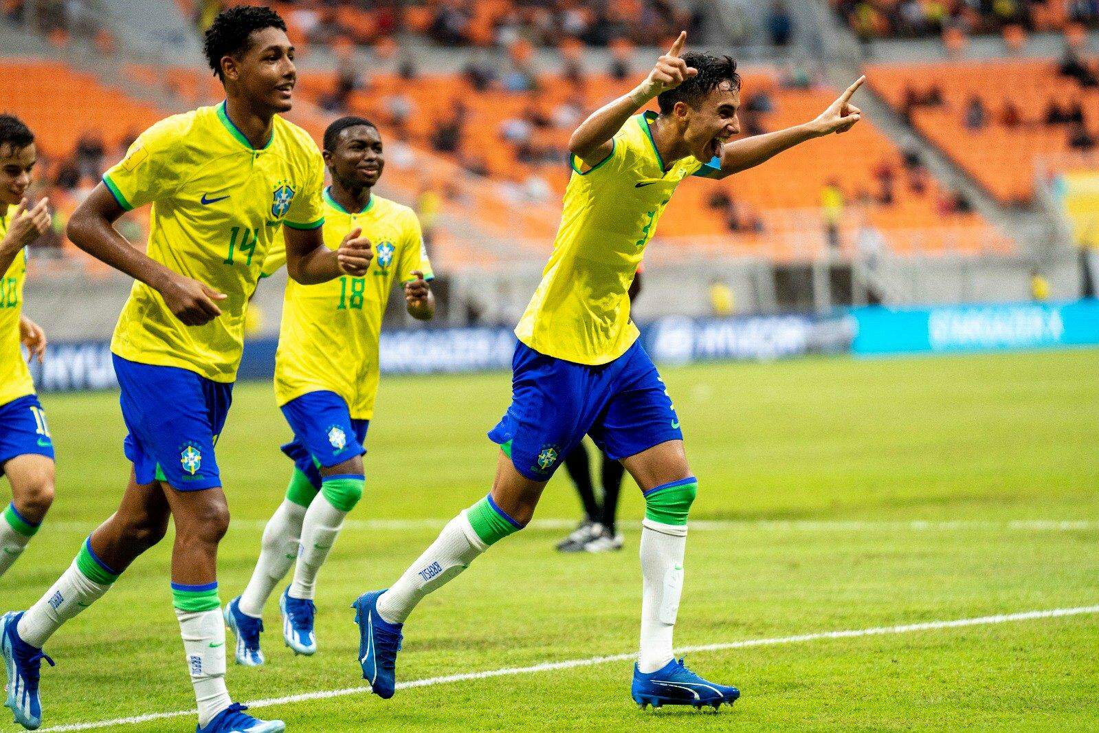 Brasil alcança sua maior goleada na história do Mundial Sub-17: 9 a 0