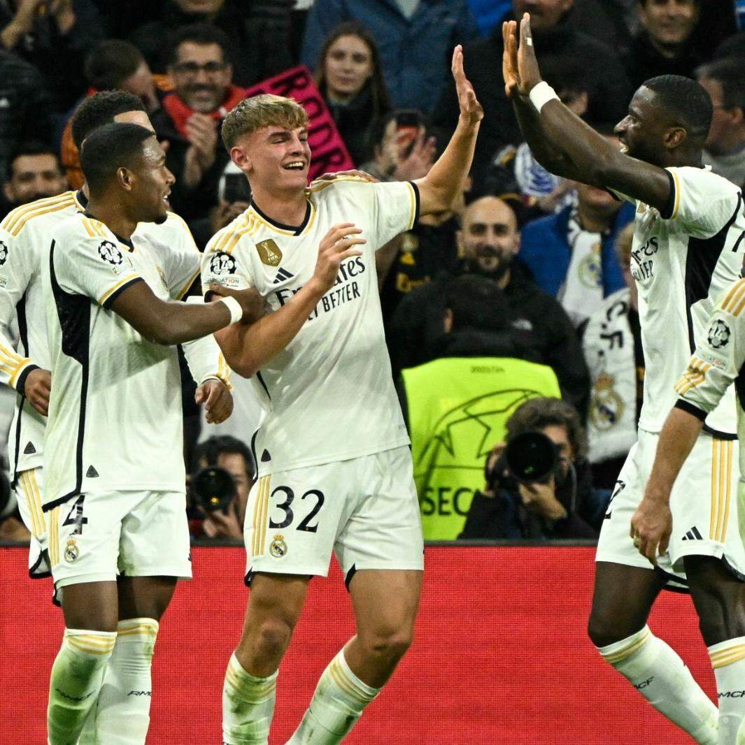 Rodrygo e Bellingham brilham, e Real Madrid vence Napoli na Champions League