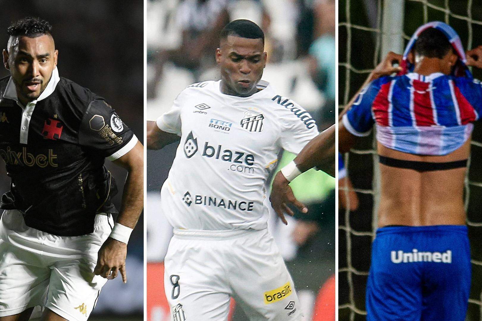 Em rodada emocionante, Santos perde, vê Vasco e Bahia vencerem, e vai jogar  a Série B em 2024 - Folha PE