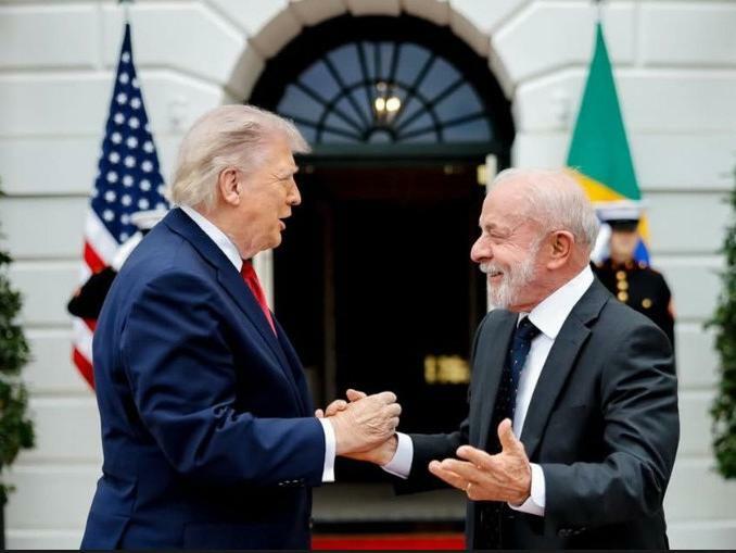 Donald Trump e o presidente Lula