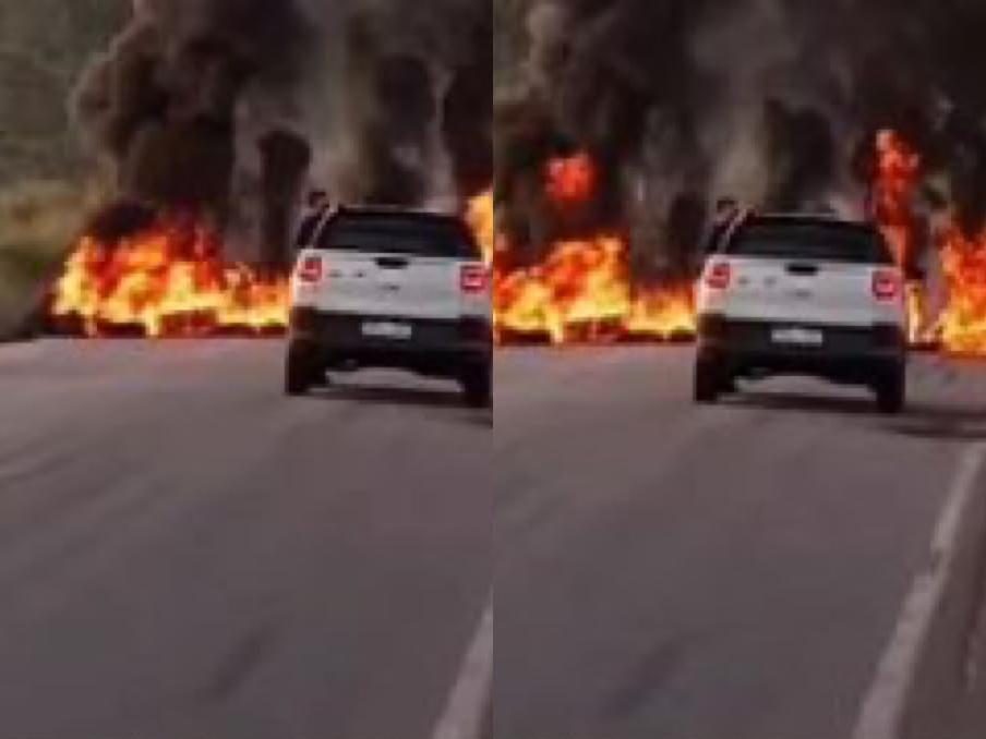 A imagem em destaque mostra a manifestação.