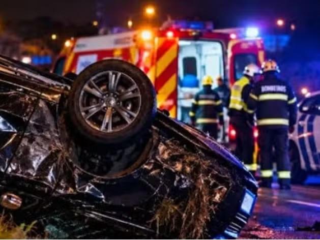 Brasileira é encontrada morta dentro de carro capotado em Portugal