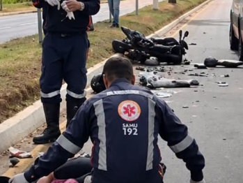 Setor da PA-256 onde ocorreu o acidente entre a moto e o caminhão tem radar com velocidade máxima de 40 km/h