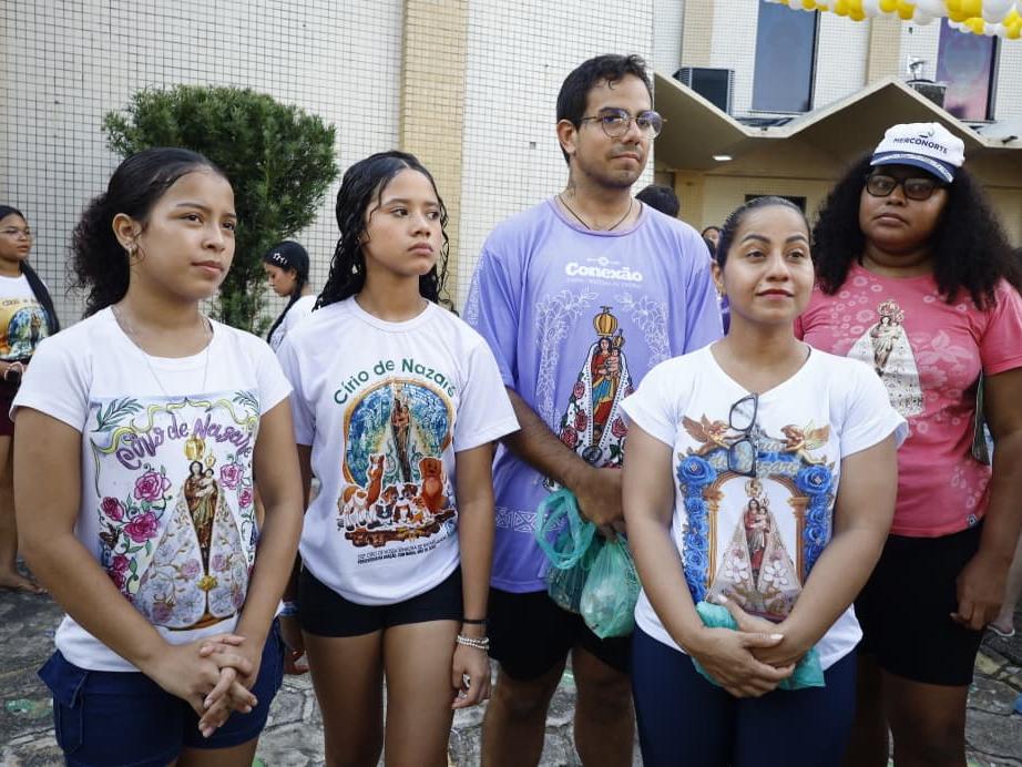 Estudantes compartilham experiências e pedidos durante a Romaria da Juventude.