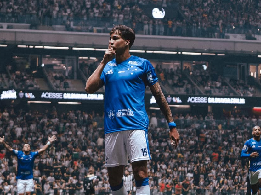 Kaio Jorge provoca Atlético-MG com vídeo após decidir clássico em Minas: 'Calma, papai tá aqui'